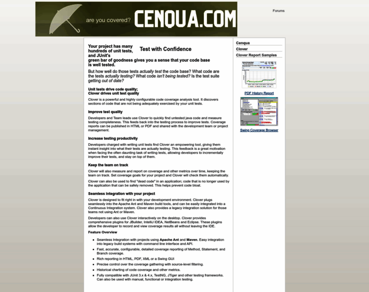 Cenqua.com thumbnail