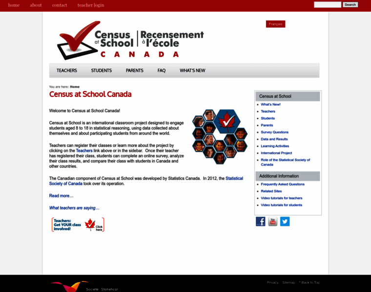 Censusatschool.ca thumbnail