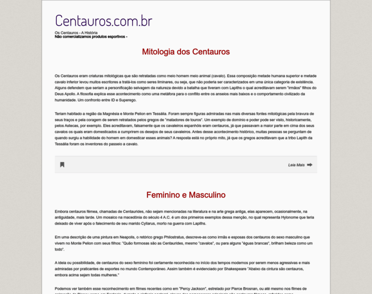 Centauros.com.br thumbnail