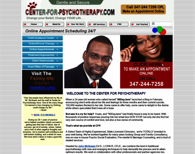 Center-for-psychotherapy.com thumbnail