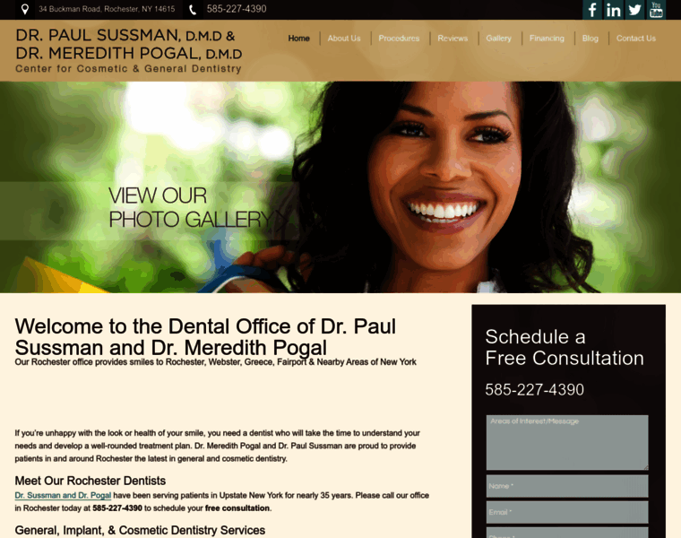 Centerforcosmeticdentist.com thumbnail