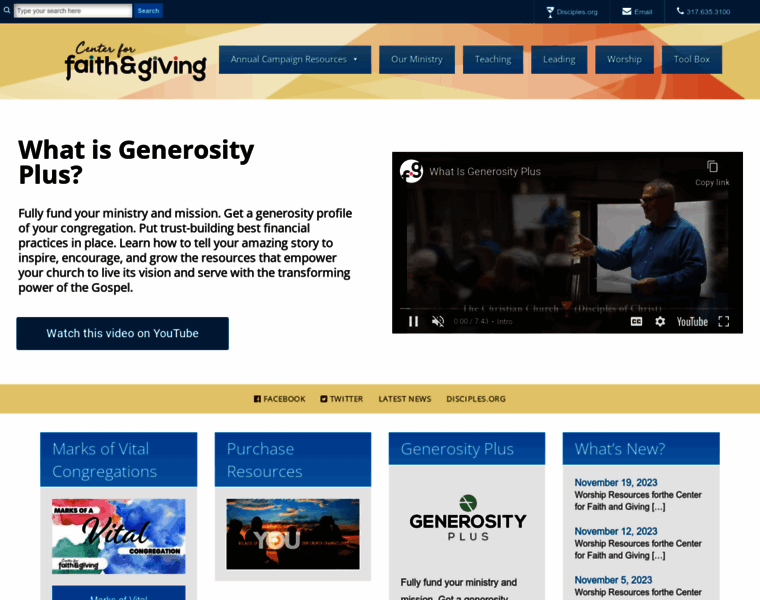 Centerforfaithandgiving.org thumbnail