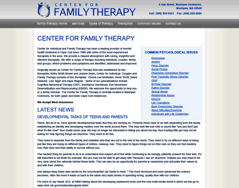 Centerforfamilytherapy.org thumbnail