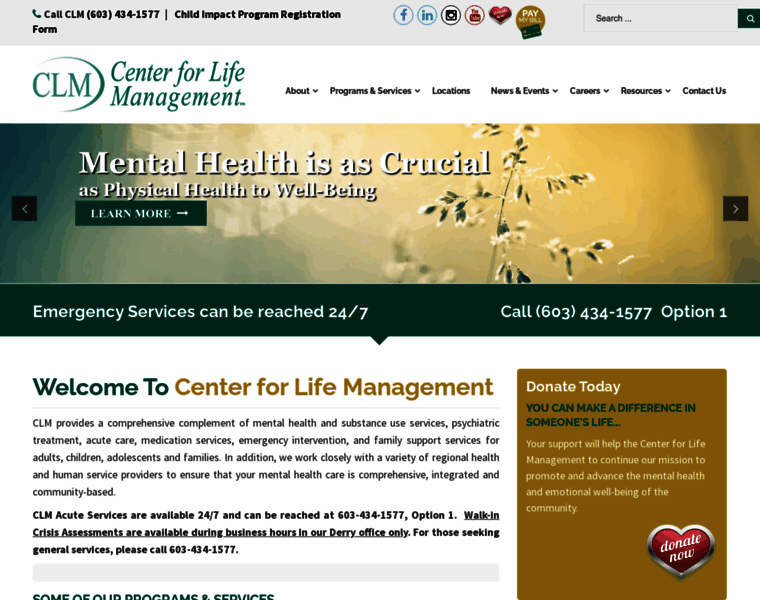 Centerforlifemanagement.org thumbnail