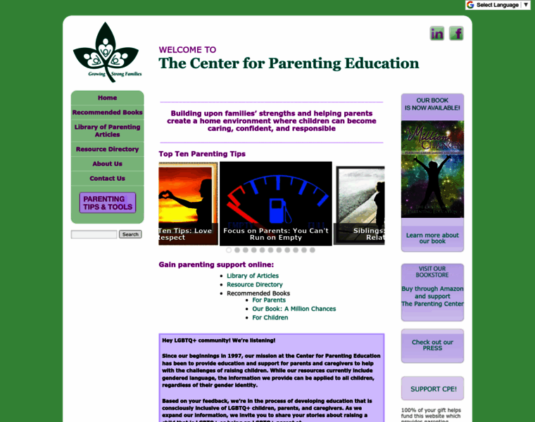 Centerforparentingeducation.org thumbnail