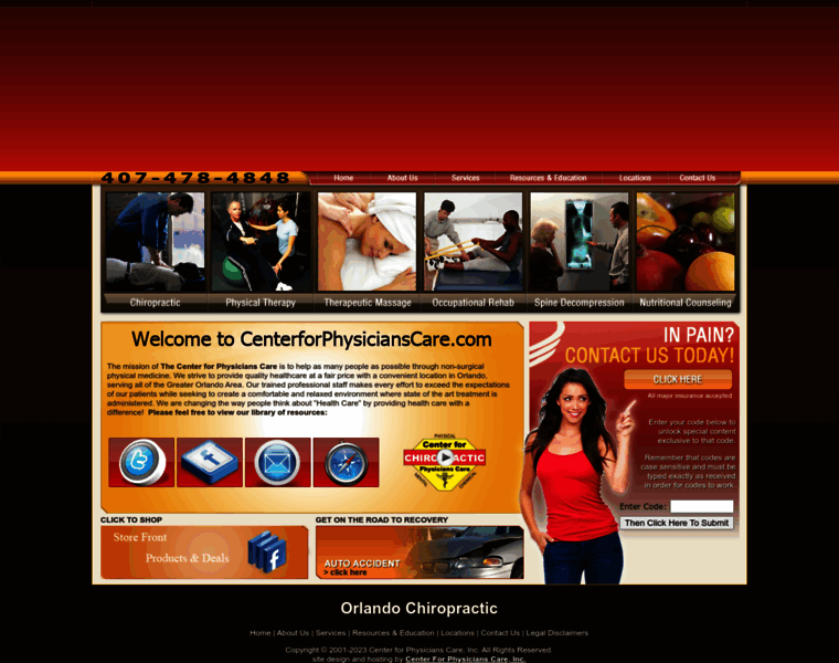 Centerforphysicianscare.com thumbnail