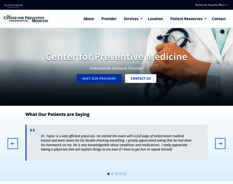 Centerforpreventive-medicine.com thumbnail
