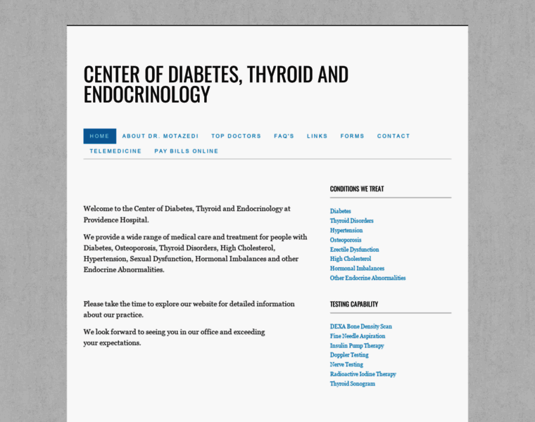 Centerofdiabetes.com thumbnail
