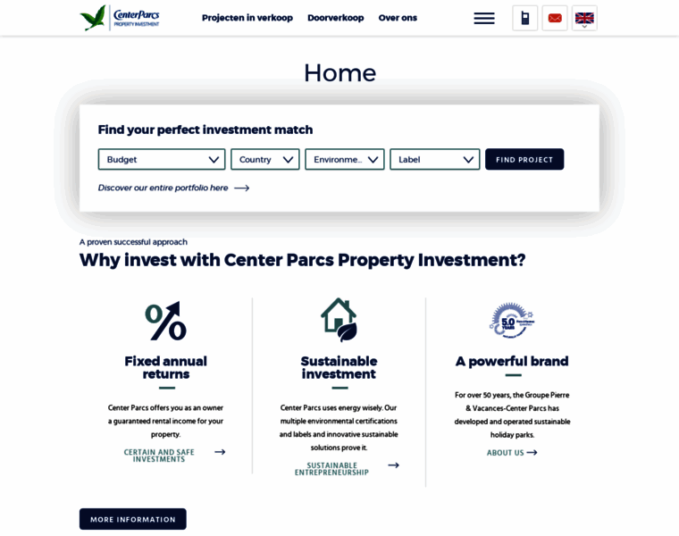 Centerparcs-investment.com thumbnail