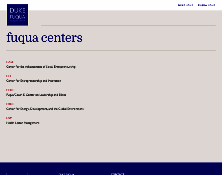 Centers.fuqua.duke.edu thumbnail