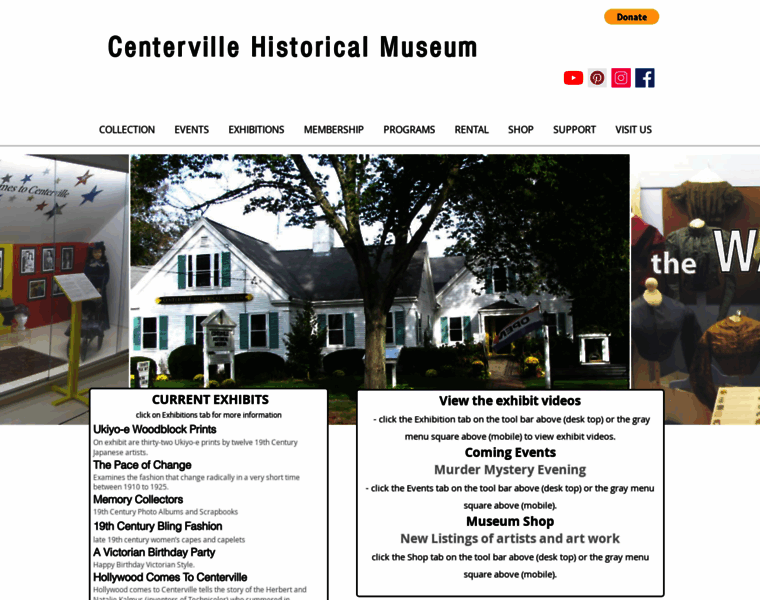 Centervillehistoricalmuseum.org thumbnail