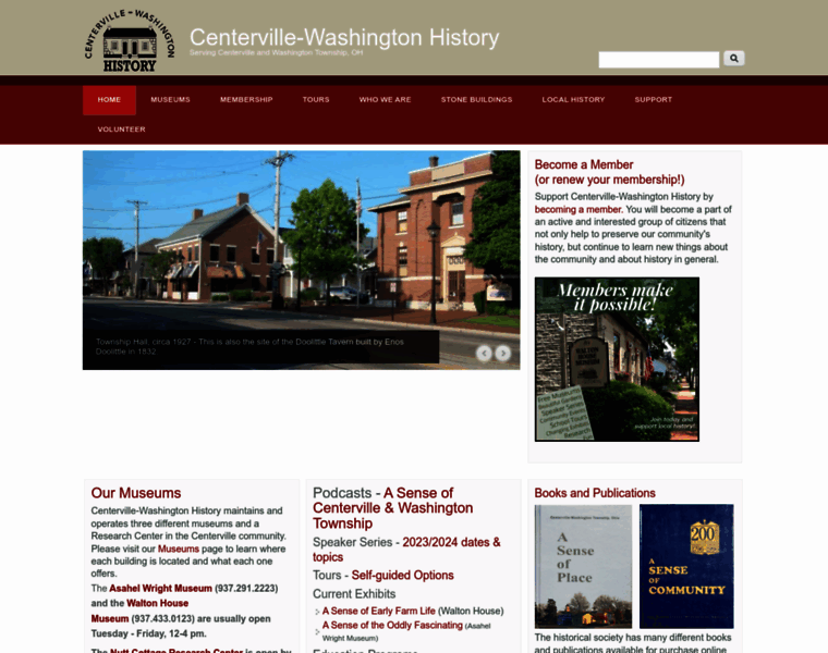 Centervillewashingtonhistory.org thumbnail