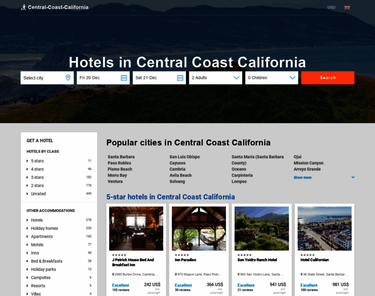 Central-coast-california.net thumbnail