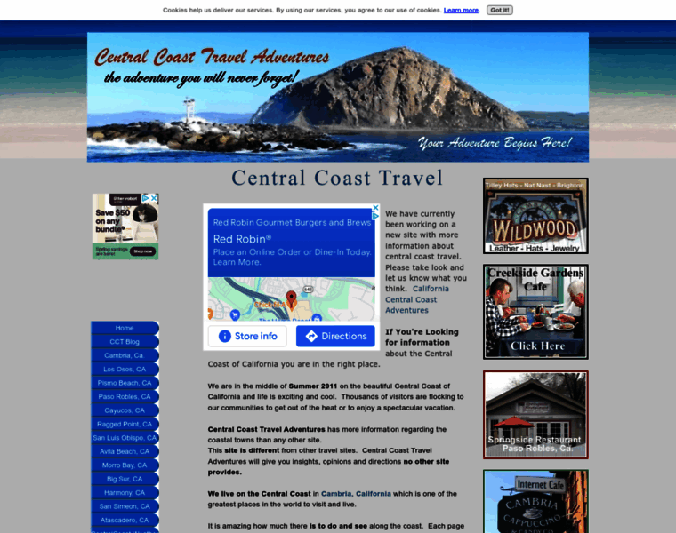 Central-coast-travel.com thumbnail