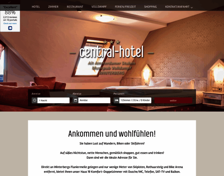 Central-hotel-winterberg.de thumbnail