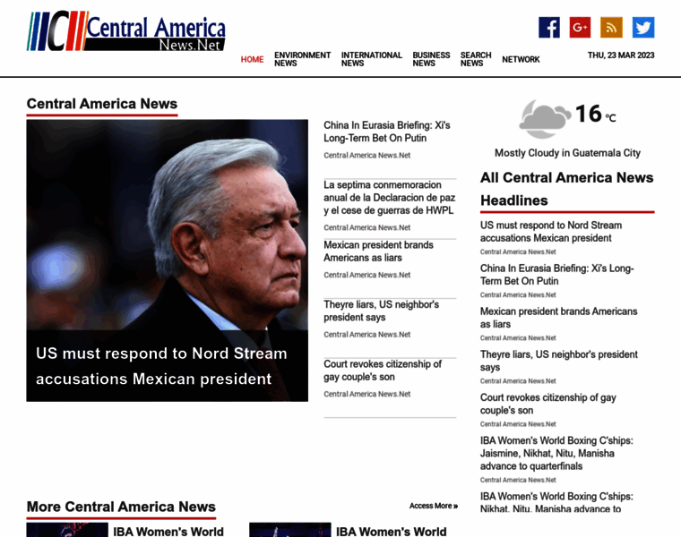 Centralamericanews.net thumbnail
