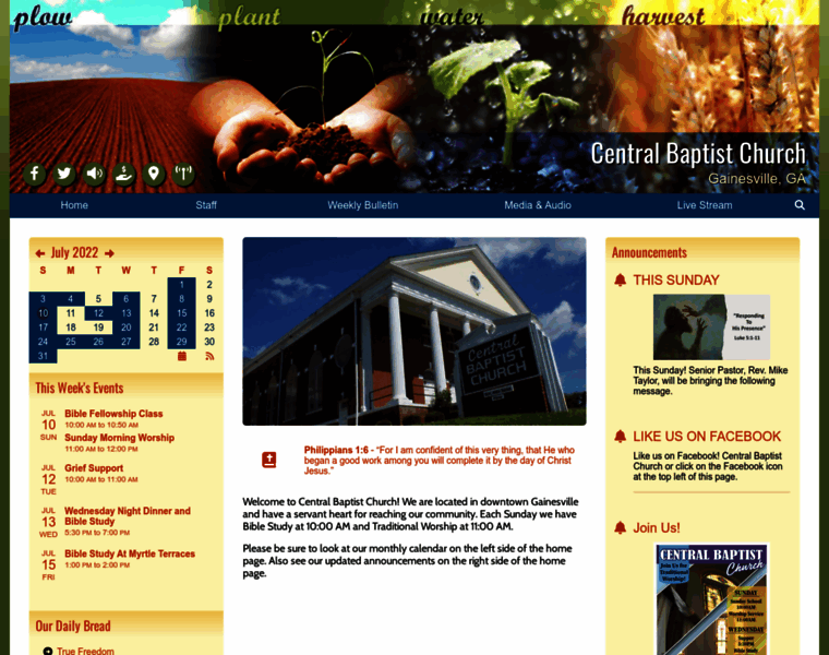 Centralbaptistgainesville.com thumbnail