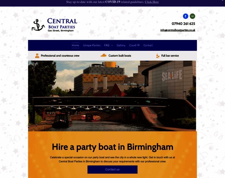 Centralboatparties.co.uk thumbnail