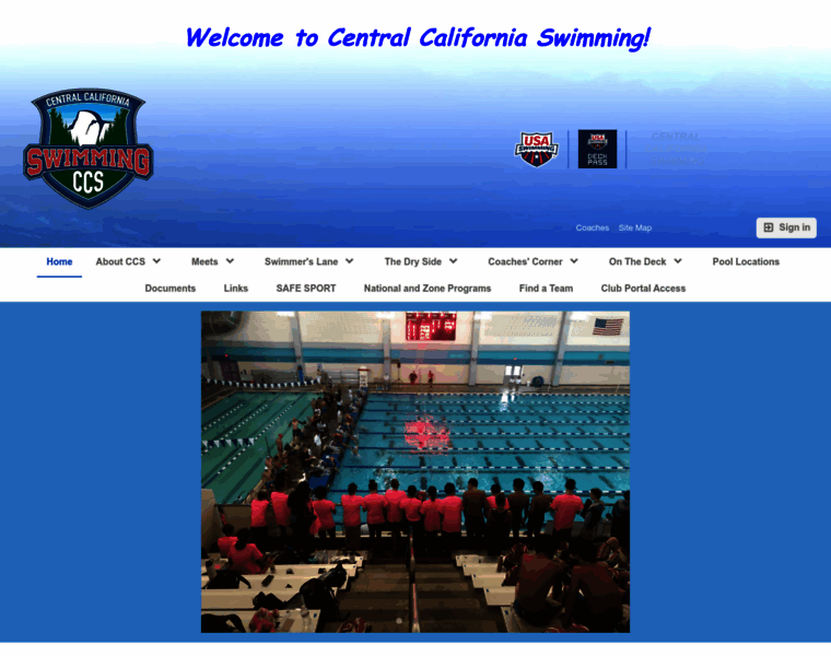 Centralcalswim.org thumbnail