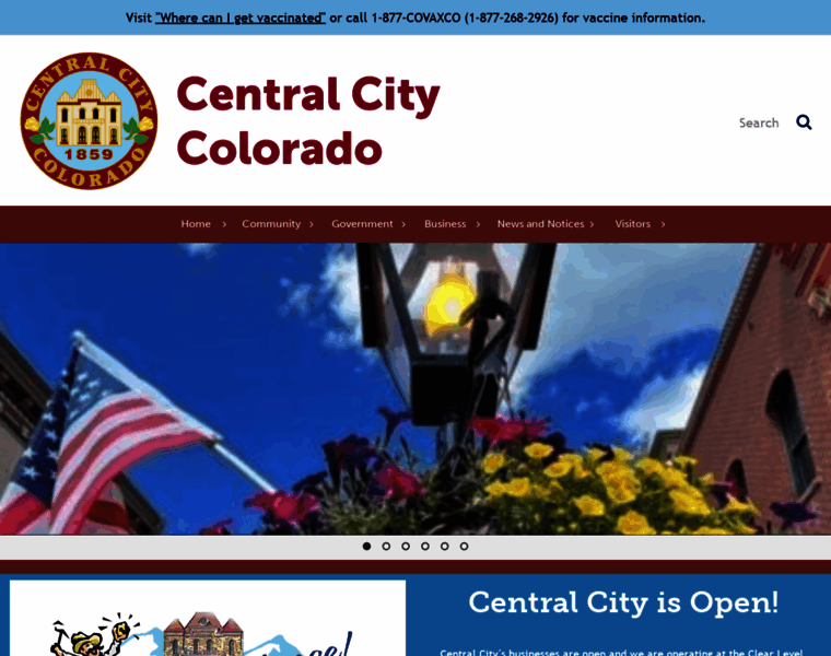 Centralcitycolorado.us thumbnail