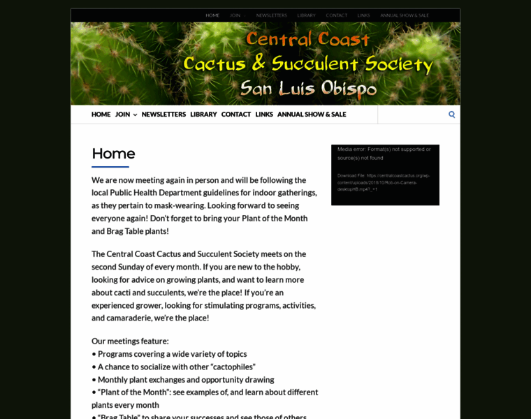 Centralcoastcactus.org thumbnail