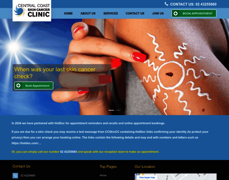 Centralcoastskincancerclinic.com.au thumbnail