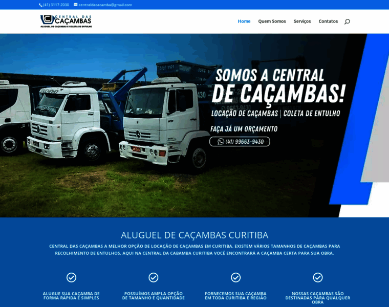 Centraldascacambas.com.br thumbnail