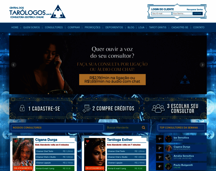 Centraldastarologas.com.br thumbnail