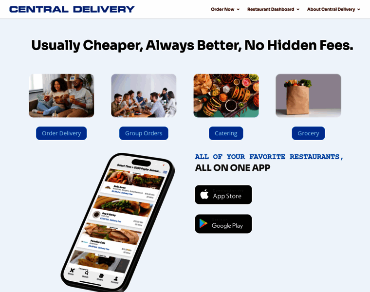 Centraldelivery.com thumbnail