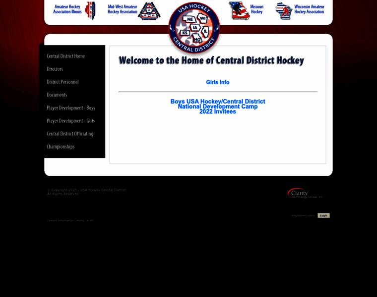 Centraldistricthockey.org thumbnail