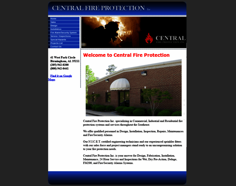 Centralfireprotection.com thumbnail