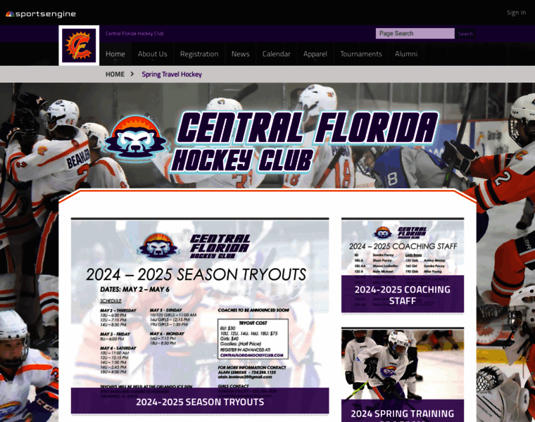 Centralfloridahockeyclub.com thumbnail