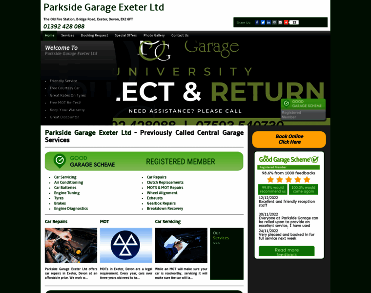 Centralgarage-services.co.uk thumbnail