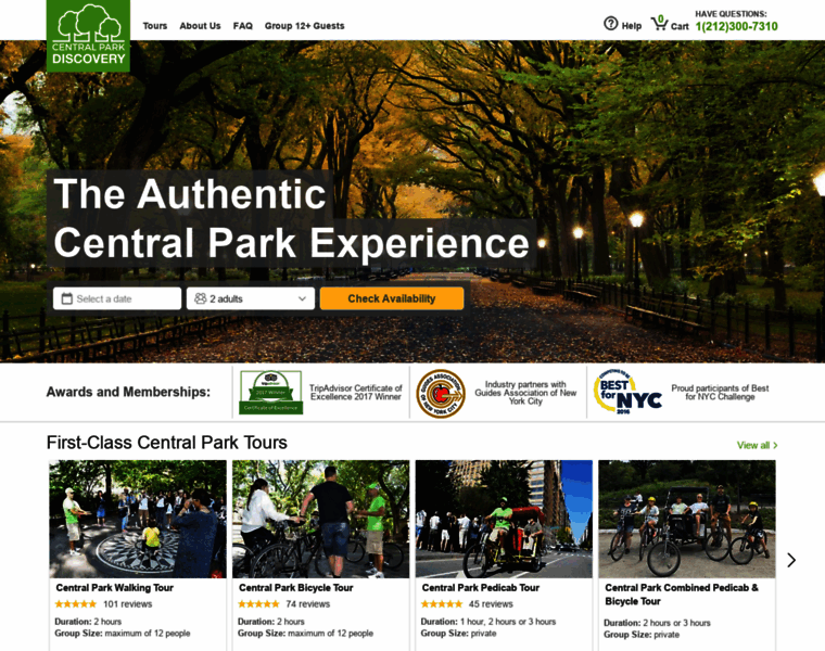 Centralparkdiscovery.com thumbnail