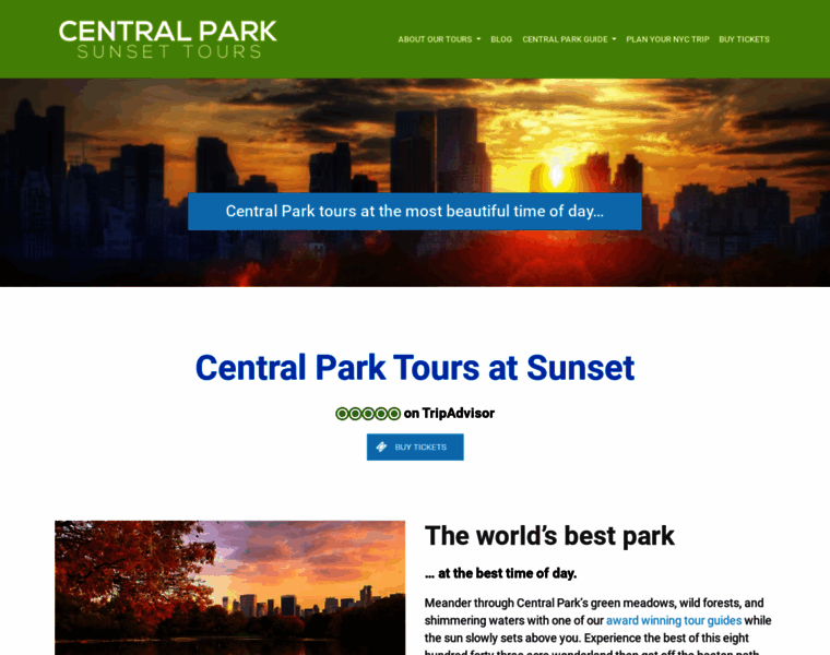 Centralparksunsettours.com thumbnail