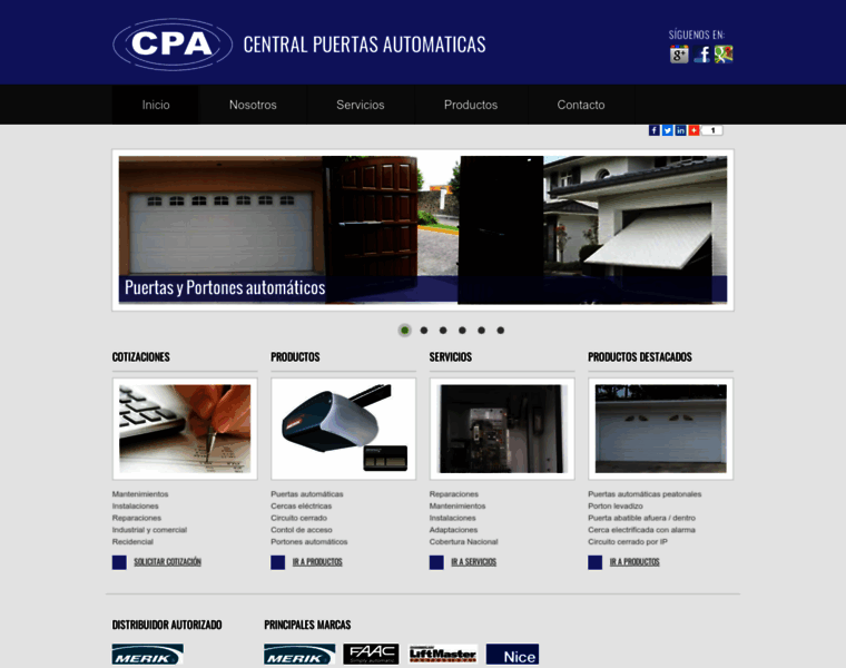 Centralpuertasautomaticas.com thumbnail