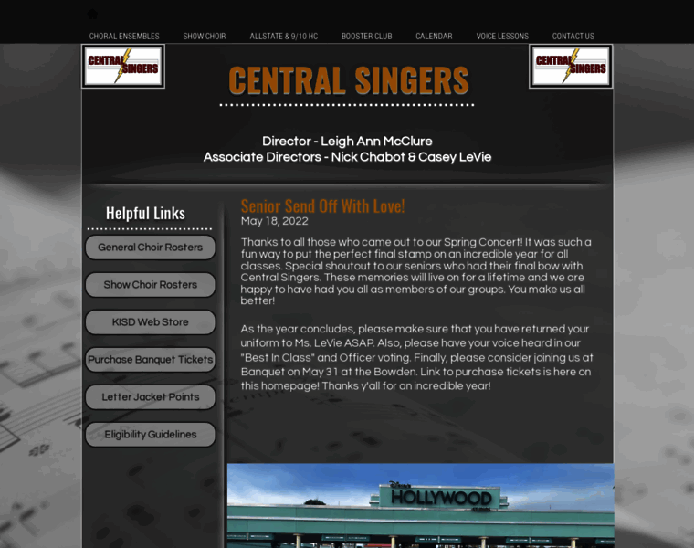 Centralsingers.org thumbnail