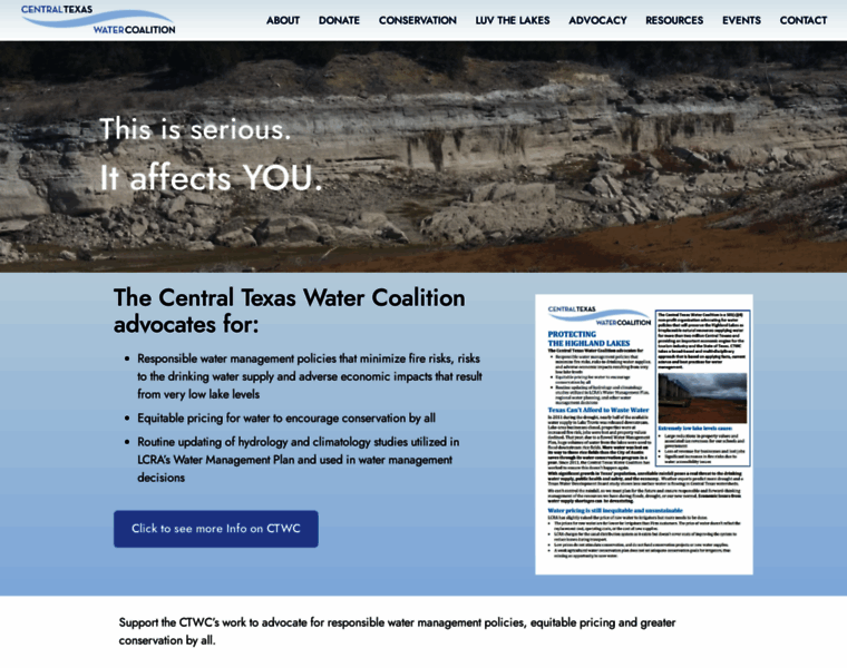 Centraltexaswatercoalition.org thumbnail