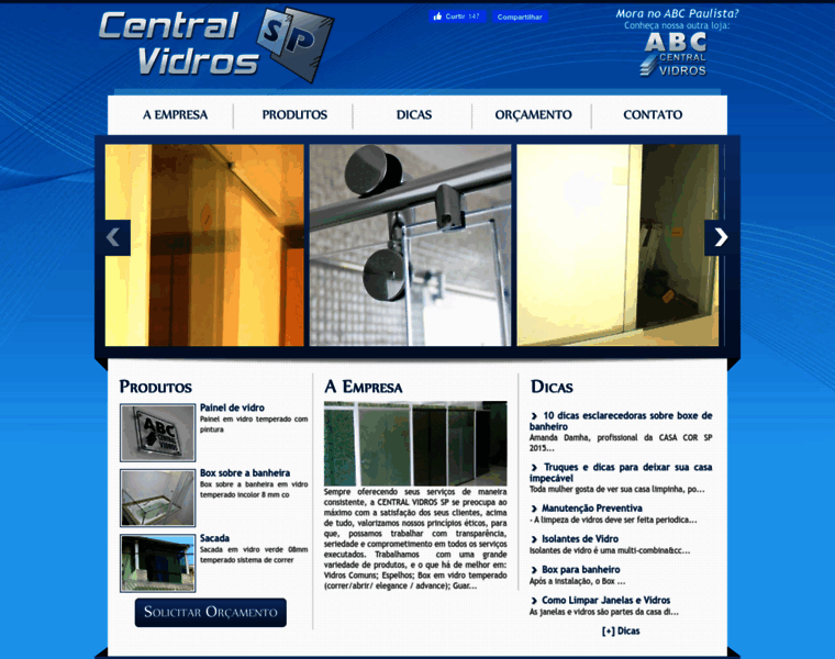 Centralvidrossp.com.br thumbnail