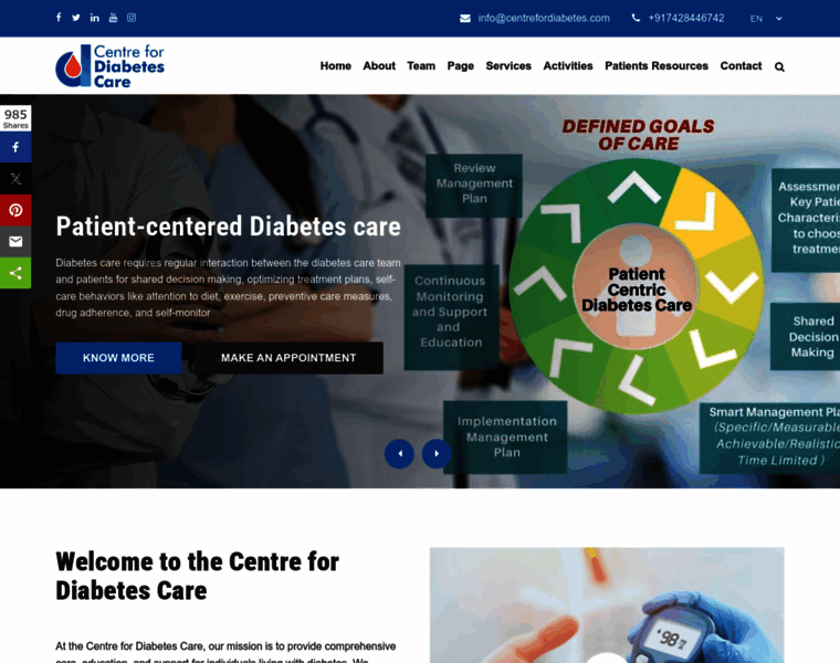 Centrefordiabetes.com thumbnail