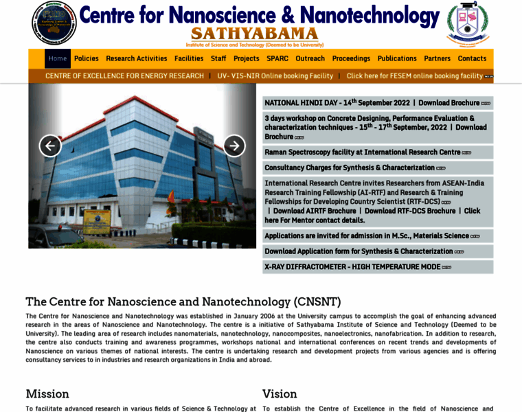 Centrefornanotechnology.com thumbnail
