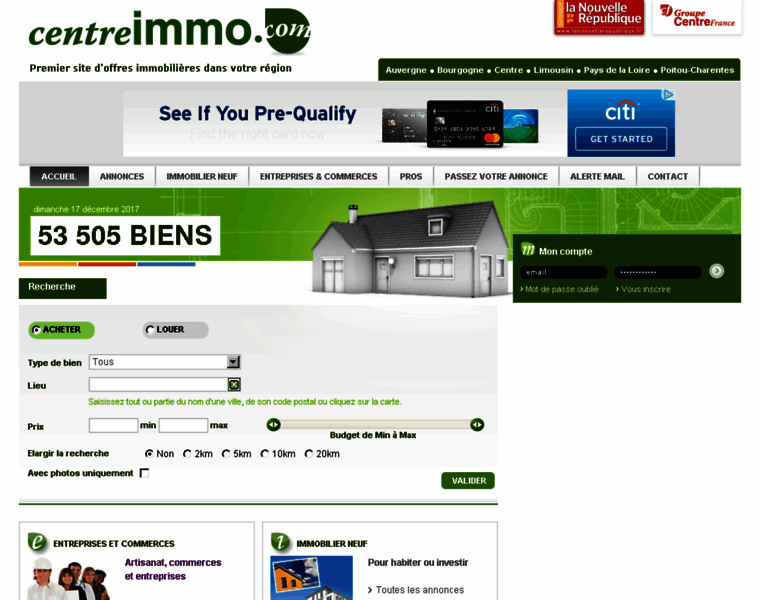 Centreouest-immo.com thumbnail