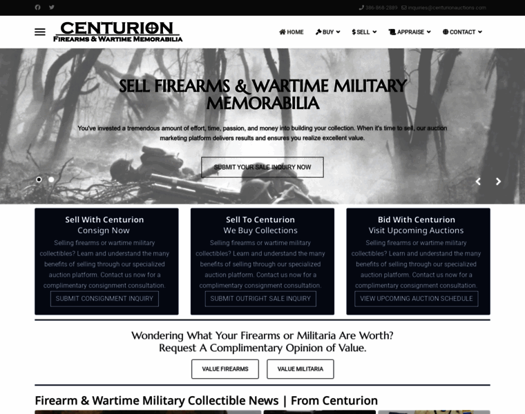 Centurionauctions.com thumbnail