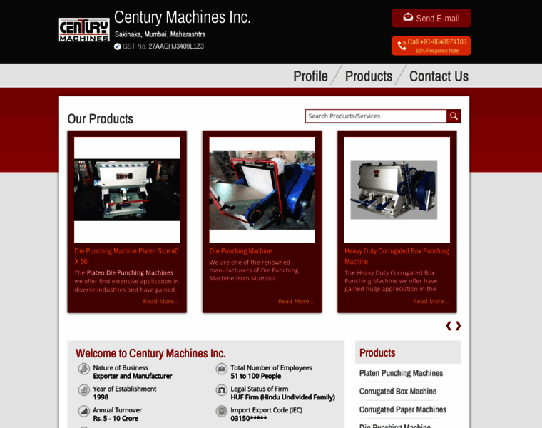 Century-machines.com thumbnail