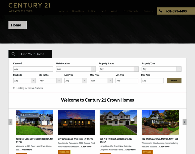 Century21crownhomes.com thumbnail