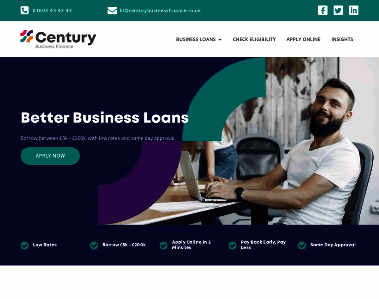 Centurybusinessfinance.co.uk thumbnail