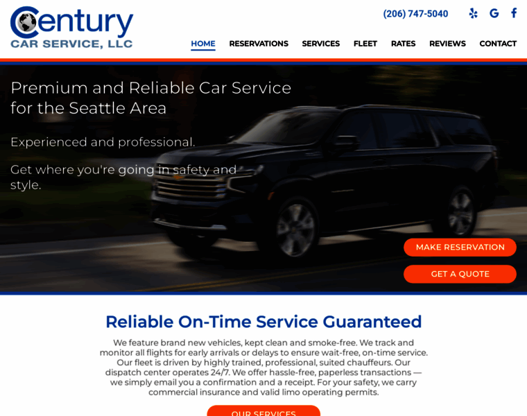 Centurycarservice.com thumbnail