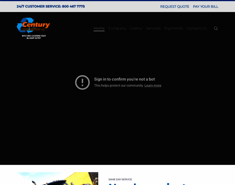 Centurywaste.com thumbnail