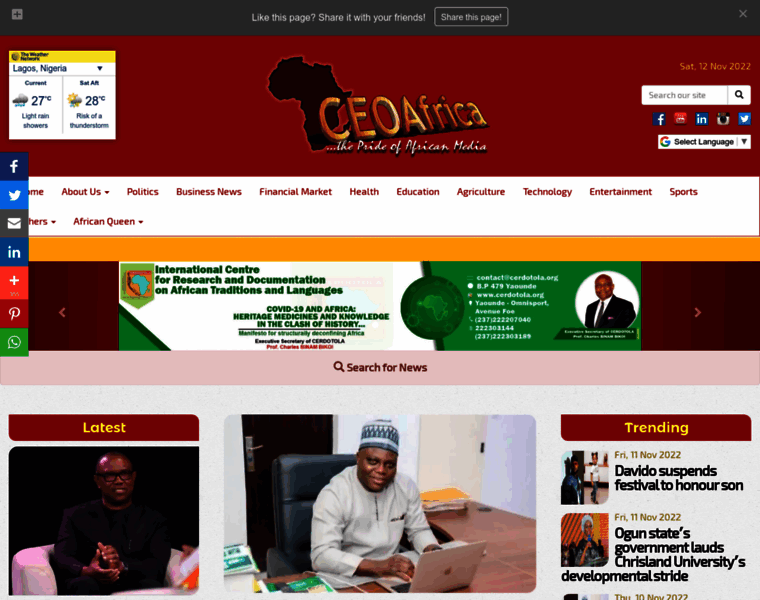 Ceoafrica.com thumbnail