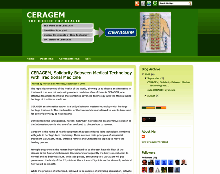 Ceragem-for-health.blogspot.com thumbnail
